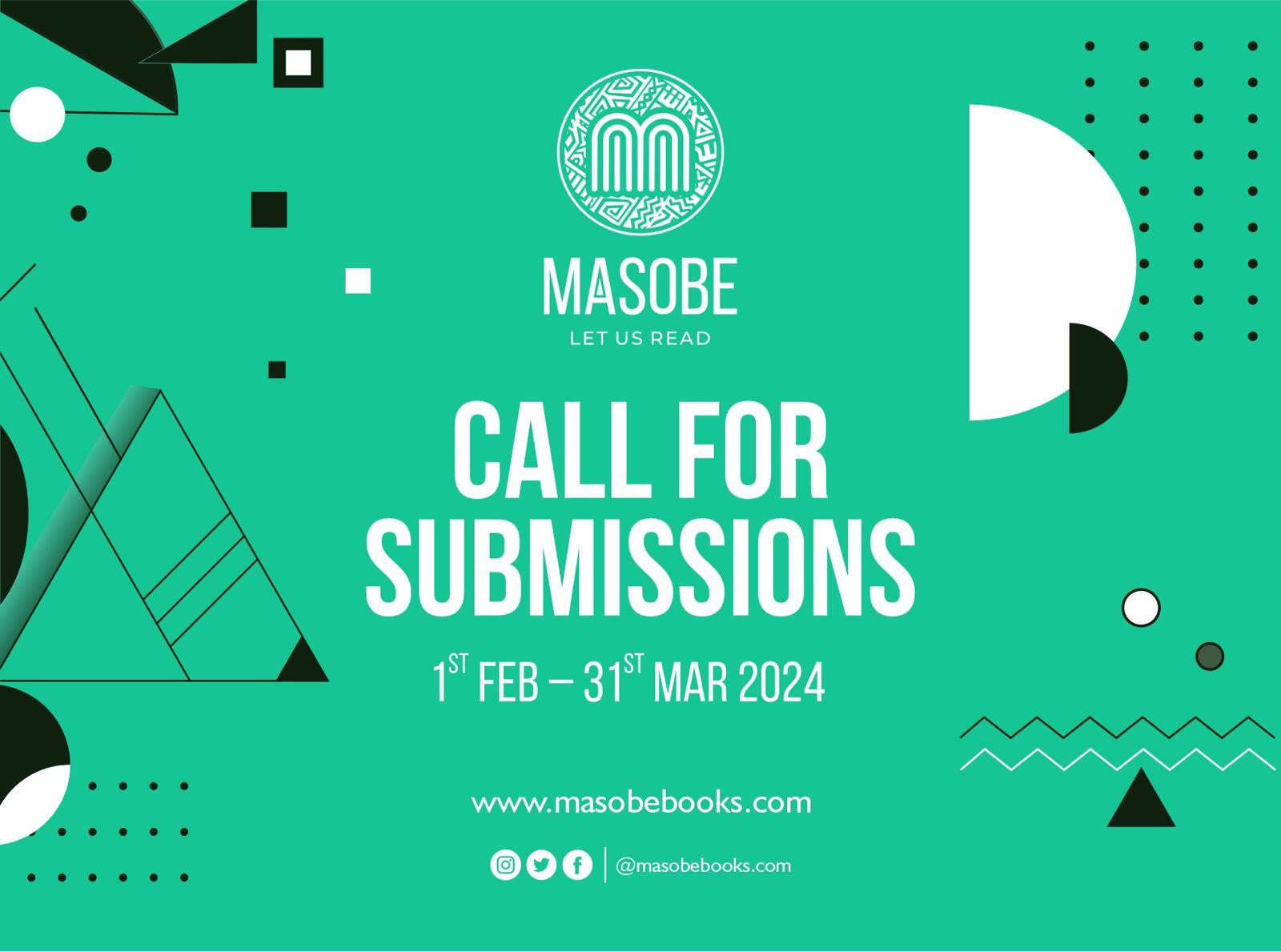 You are currently viewing Have You Submitted to Masobe Book’s Call Yet? | It Closes on March 31