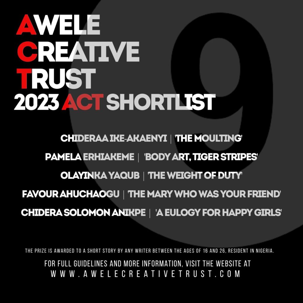 Read more about the article Awele Creative Trust Announces 2023 Shortlist