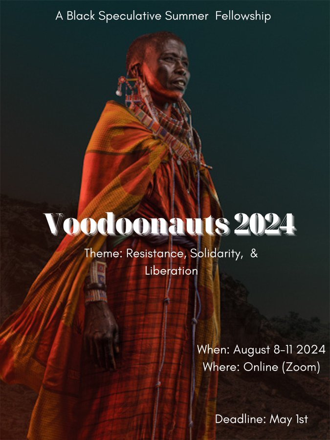Read more about the article Voodoonauts 2024 Black Speculative Summer Fellowship Open for Applications