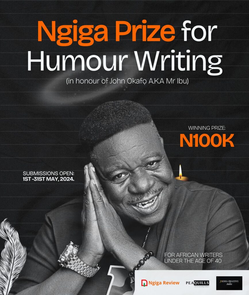 Read more about the article Call for Submissions: The Ngiga Prize for Humour Writing 