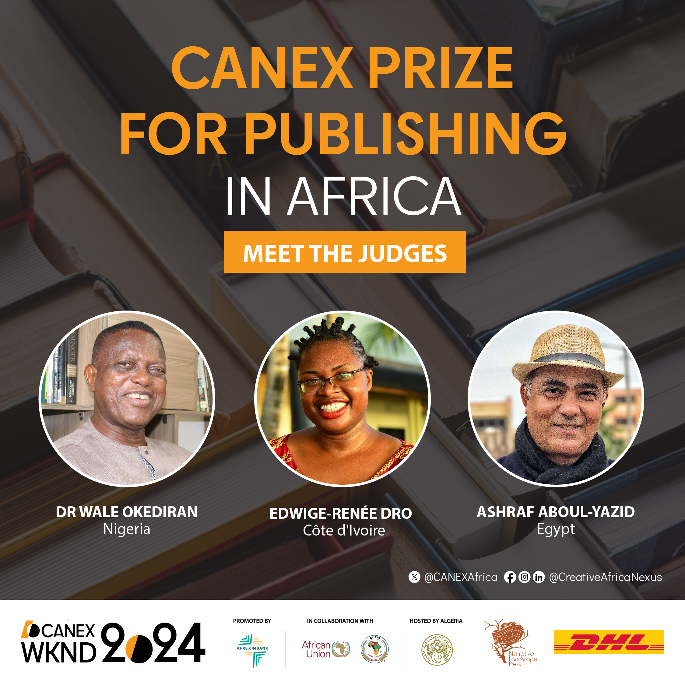 You are currently viewing CANEX Book Factory Unveils Judges for Publishing in Africa Prize