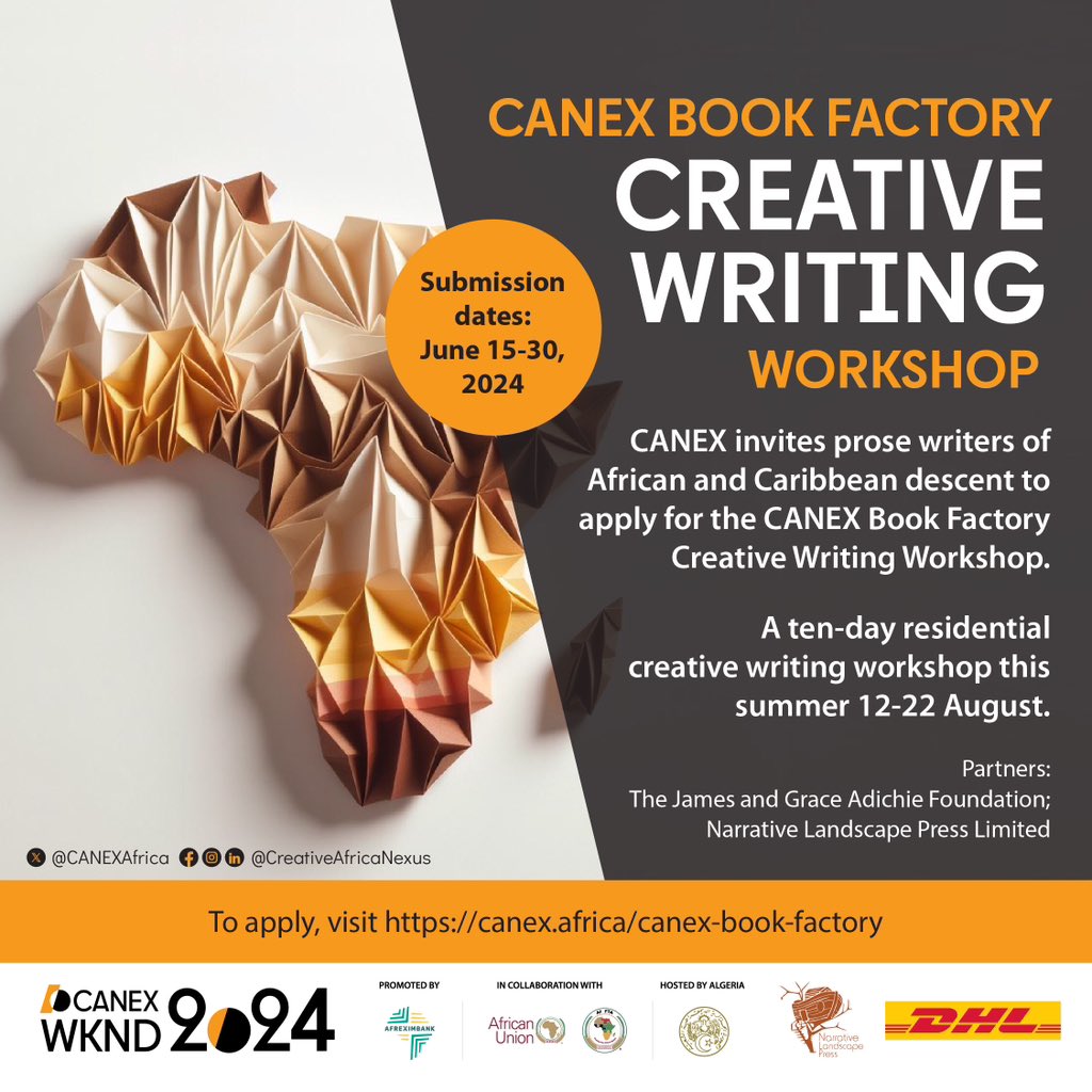 You are currently viewing Apply to Chimamanda Ngozi Adichie-Led CANEX Workshop