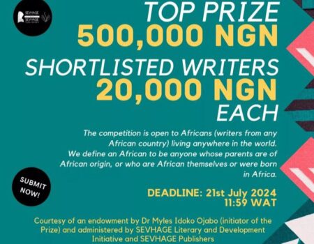 SEVHAGE Publishers Call for Submissions: K & L Prize