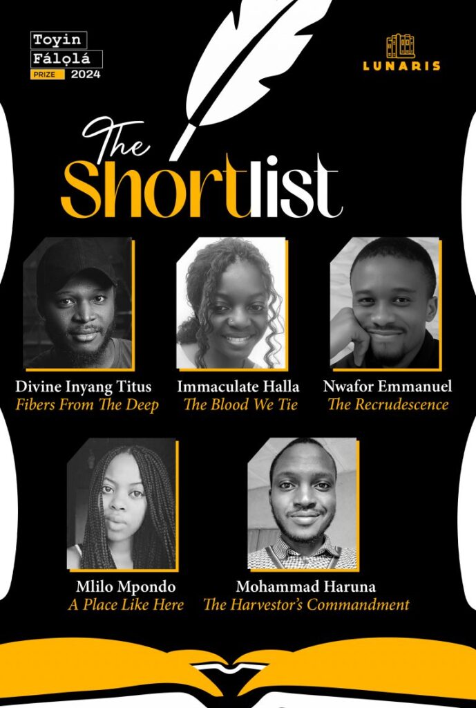 Read more about the article Lunaris Announces The Toyin Fálọlá Prize Shortlist 2024