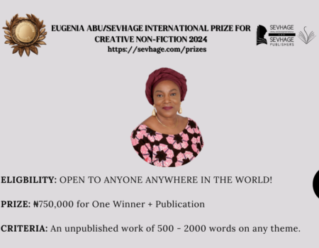 SEVHAGE and ALINEA Launch The Eugenia Abu/SEVHAGE International Prize for Creative Nonfiction