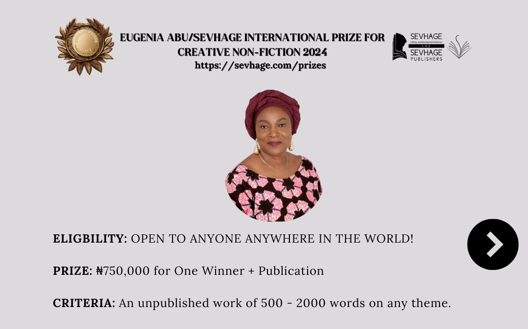 You are currently viewing SEVHAGE and ALINEA Launch The Eugenia Abu/SEVHAGE International Prize for Creative Nonfiction