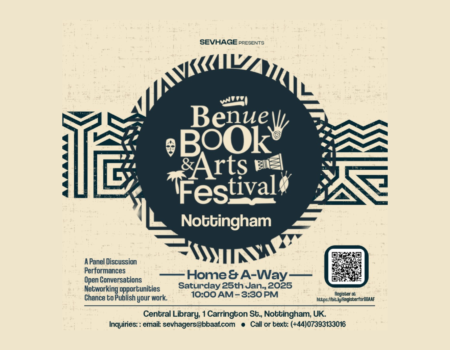 Benue Book And Arts Festival Debuts in Nottingham, UK on 25th January 2025