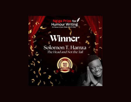 Solomon Hamza Wins the 2025 Ngiga Prize for Humour Writing 