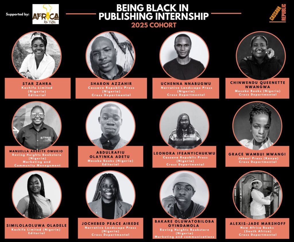 Read more about the article Cassava Republic Unveils 2025 Being Black in Publishing Cohort