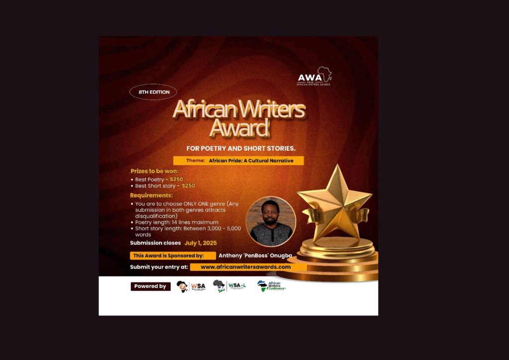 Read more about the article The African Writers Awards 2025 Opens for Entries