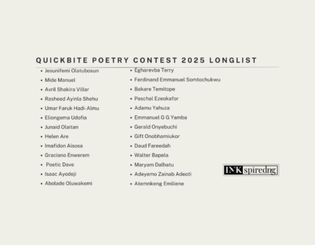 Quickbite Poetry Contest: 26 Poets Make 2025 Longlist