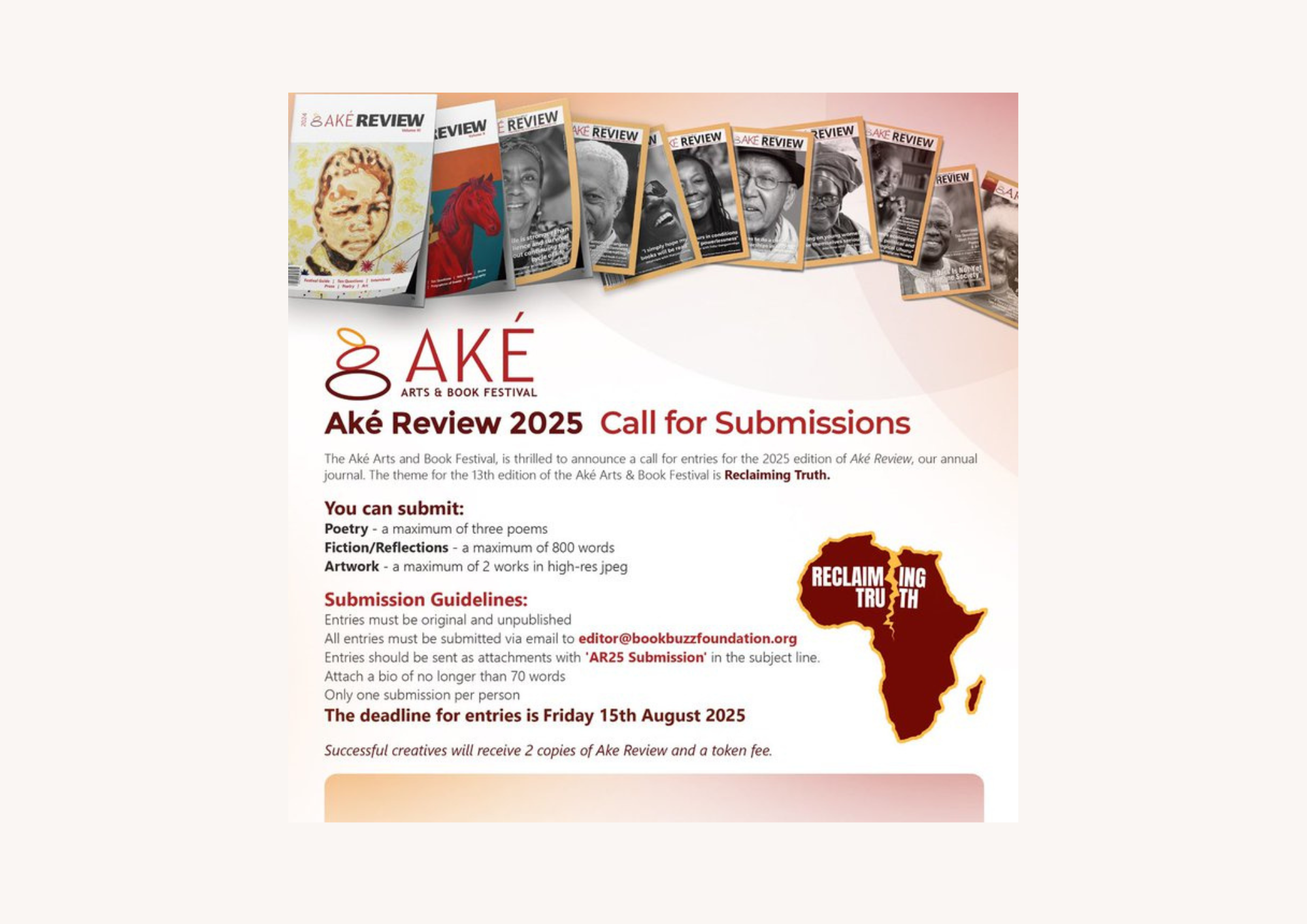 You are currently viewing Aké Review 2025 Opens Call for Submissions 