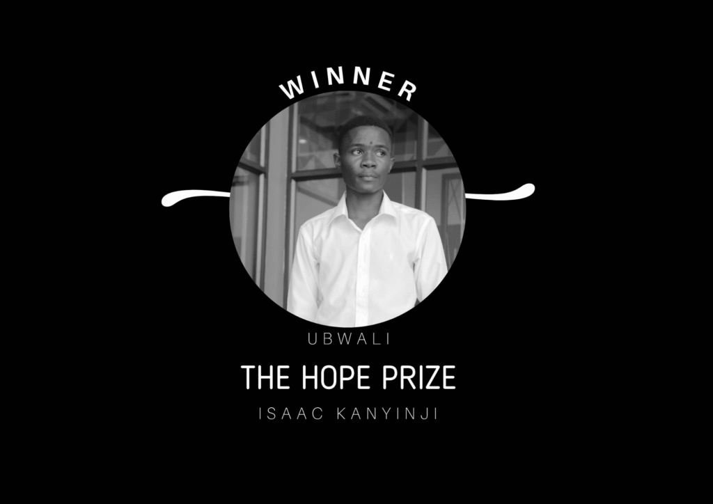 Read more about the article Isaac Kanyinji Wins 2025 Ubwali Hope Prize