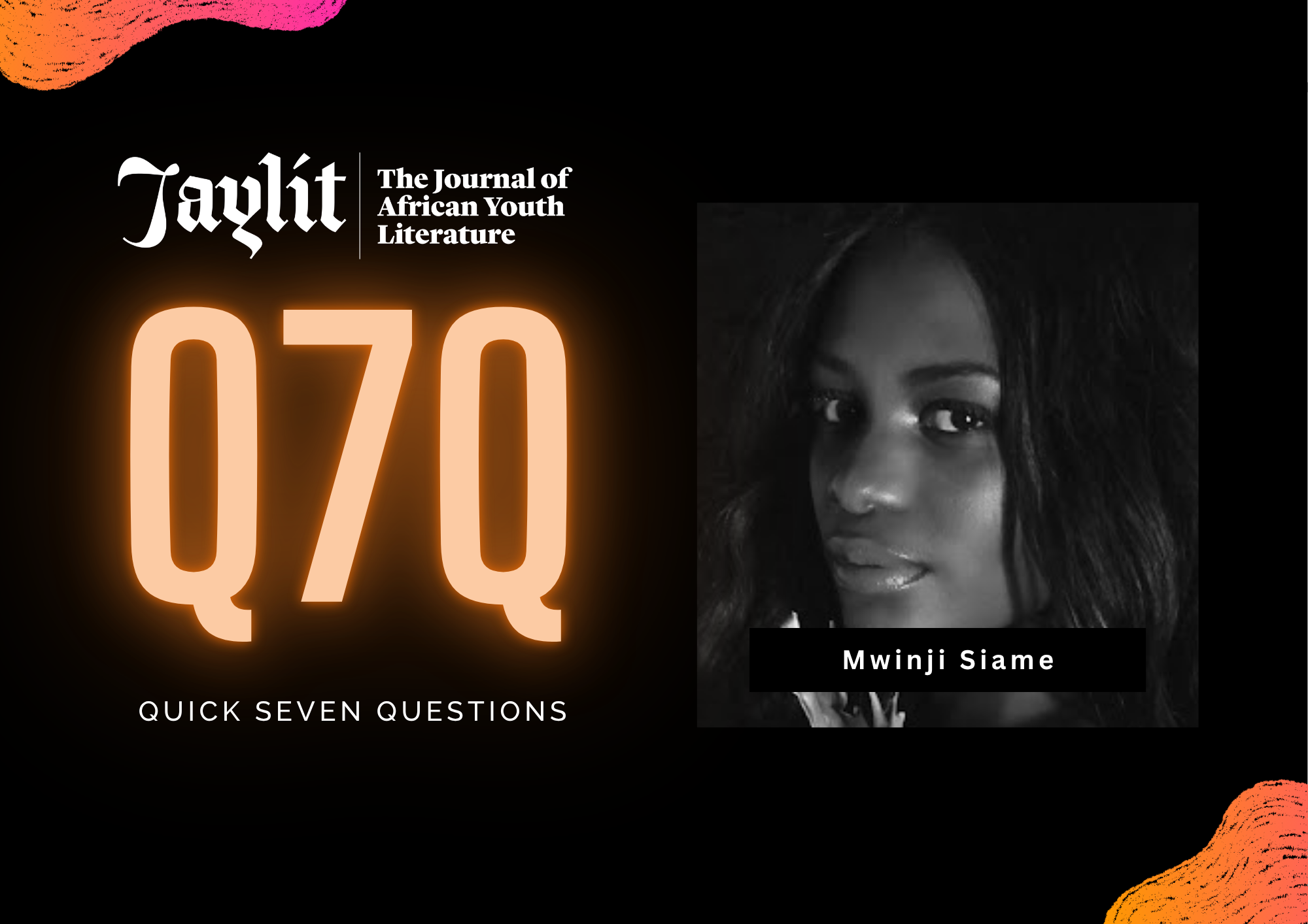 You are currently viewing Q7Q with 2025 Ubwali Hope Prize Shortlistee, Mwinji Siame