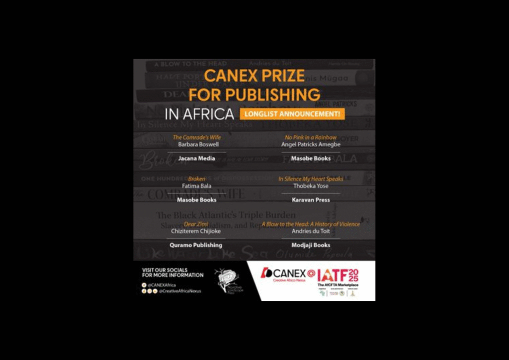 Read more about the article CANEX Prize for Publishing in Africa Unveils 2025 Longlist