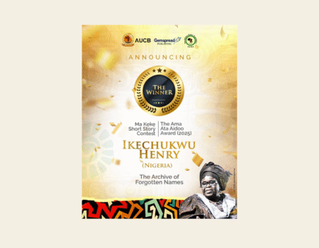 Ikechukwu Henry Wins 2025 Ma Kẹkẹ Short Story Contest