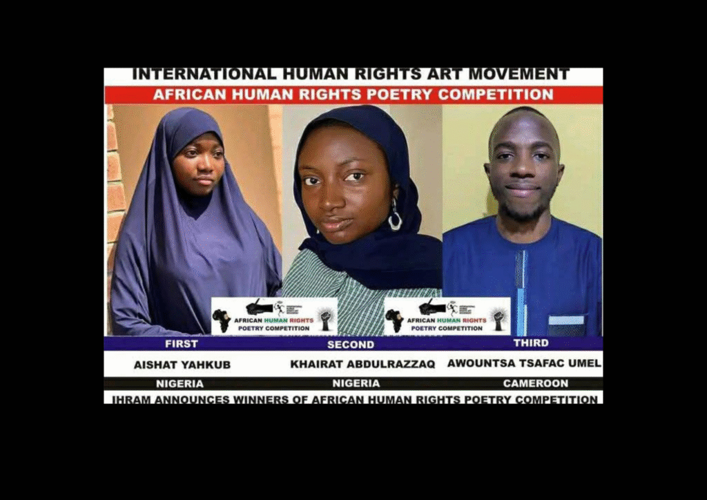 Read more about the article IHRAM Announces 2025 Winners of African Human Rights Poetry Competition 