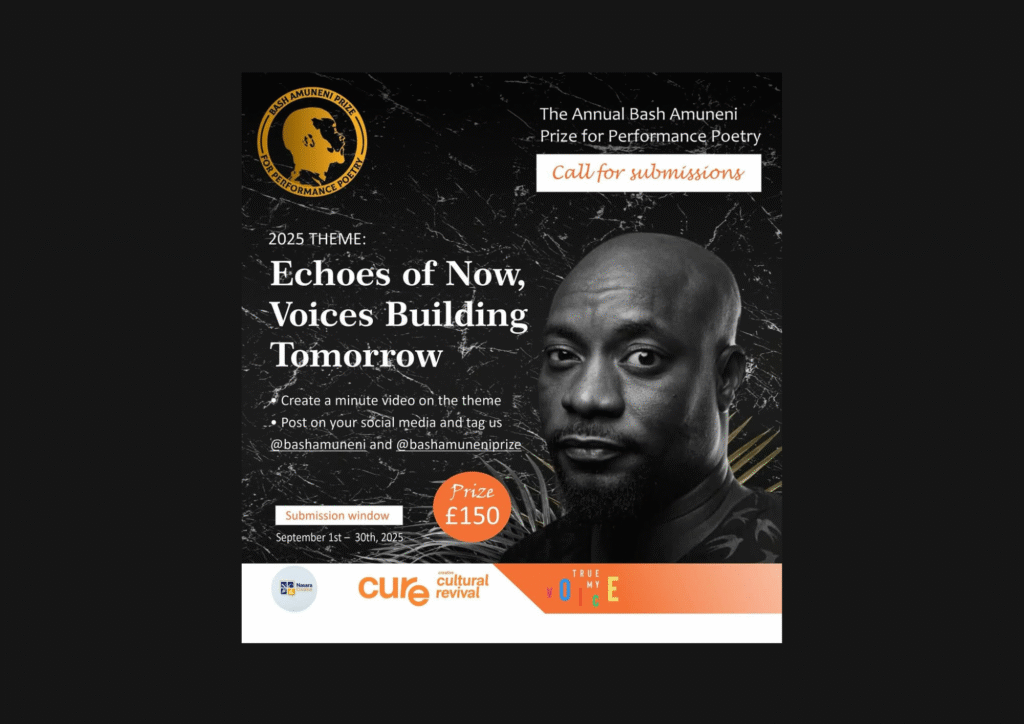 Read more about the article The 2025 Bash Amuneni Prize for Performance Poetry Opens for Submissions