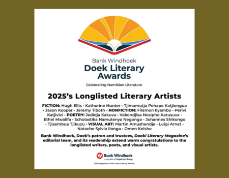 Doek! Magazine Reveals The 2025 Bank Windhoek Literary Awards Longlist