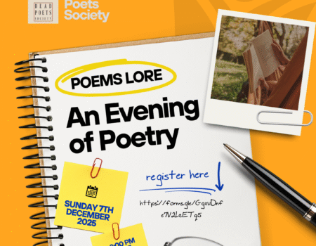 The Dead Poets Society Announces Debut Poetry Reading