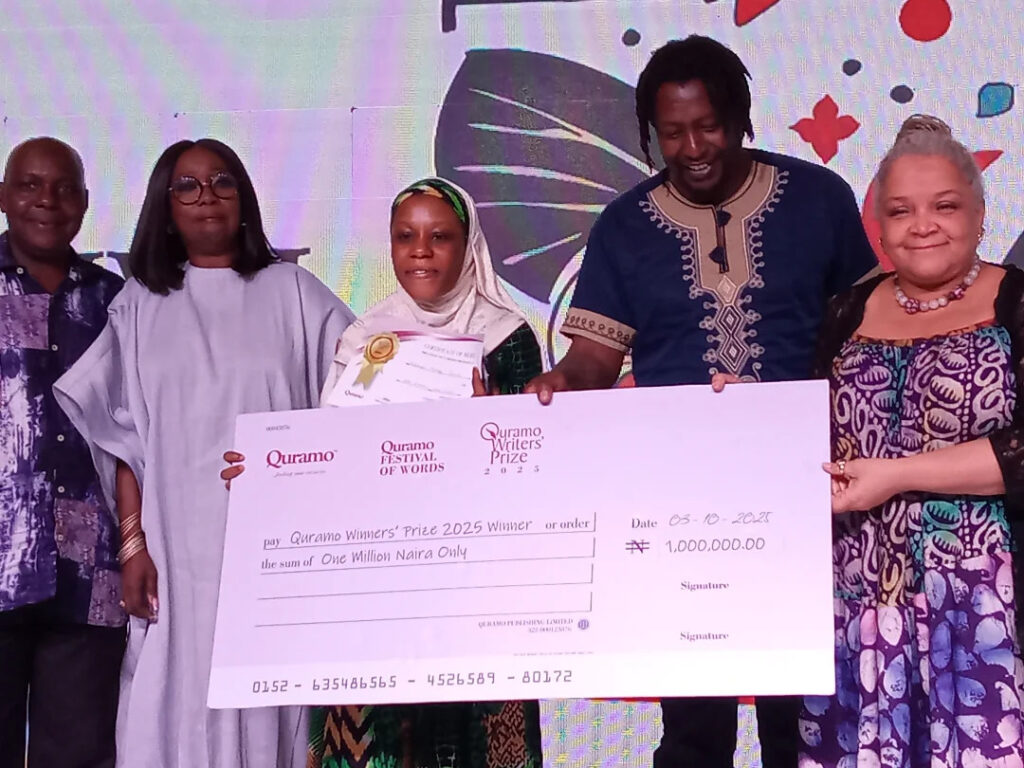 Read more about the article Hubaidat Oyinkansola Ishola Wins Quramo Writers’ Prize 2025