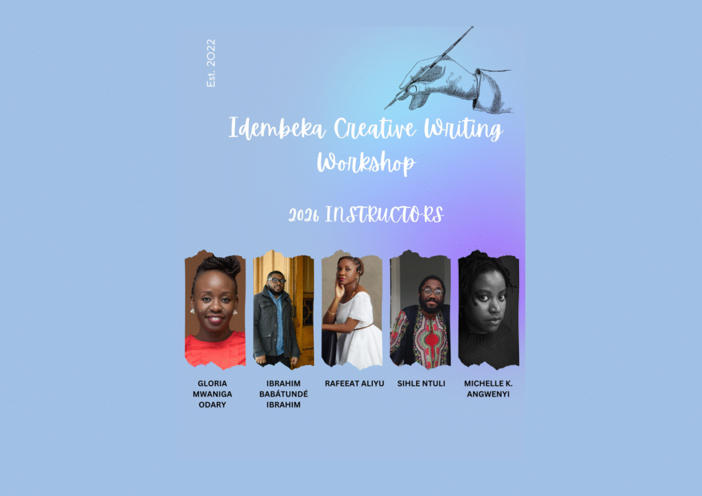 Read more about the article Idembeka Creative Writing Workshop Opens Call for 2026 Edition