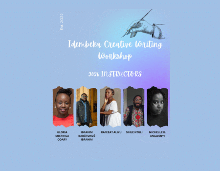 Idembeka Creative Writing Workshop Opens Call for 2026 Edition