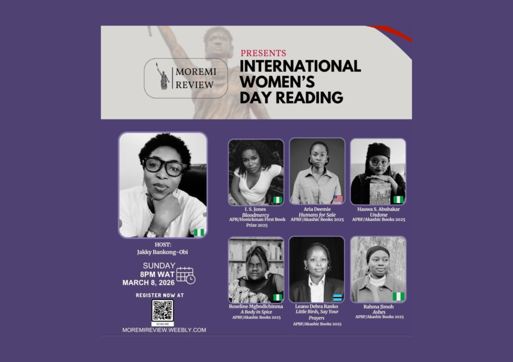 Read more about the article Moremi Review to Host 2026 International Women’s Day Reading Featuring African Women Poets