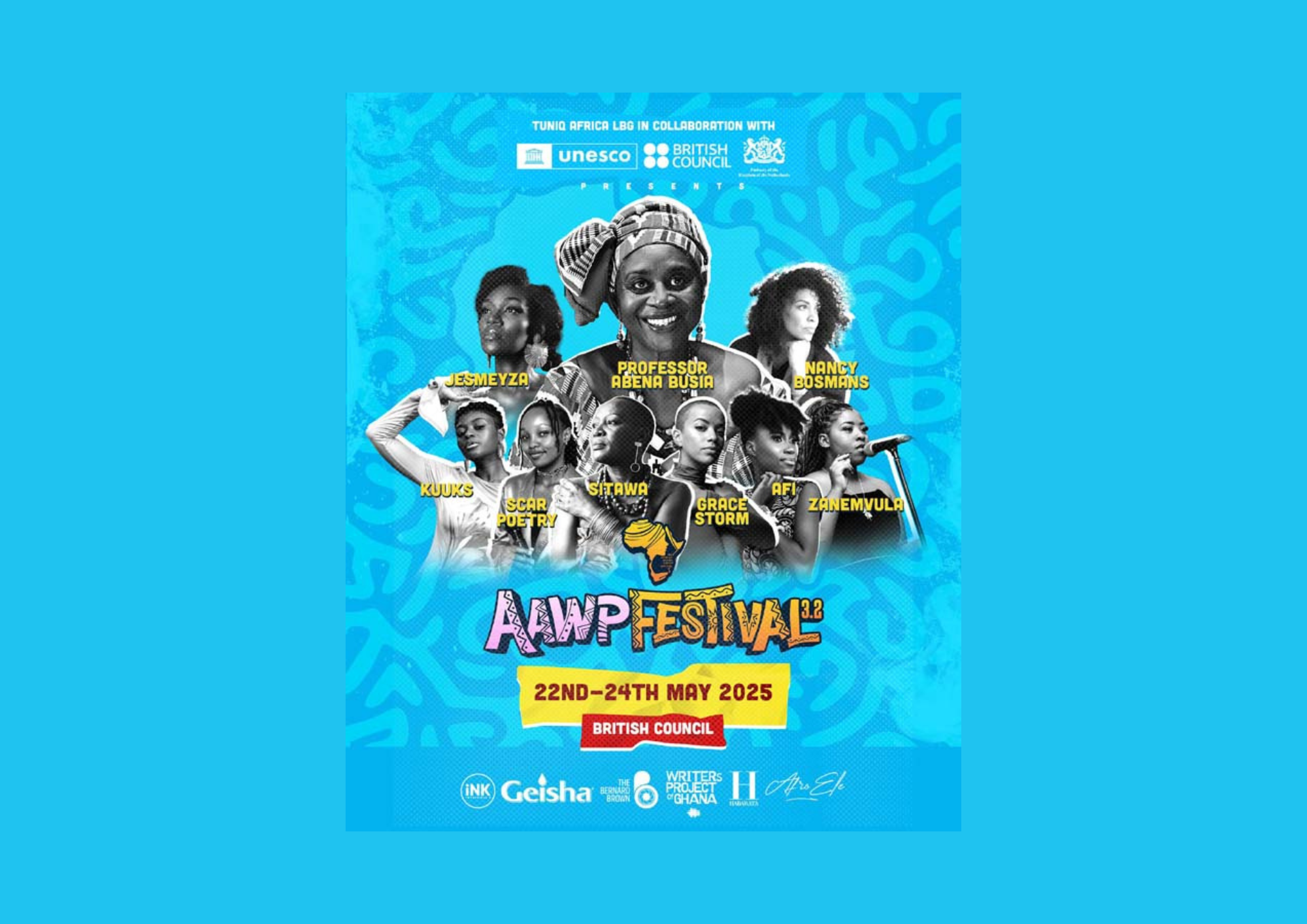 You are currently viewing The 2025 All African Women Poetry (AAWP) Festival Returns to Accra from May 22 to 24, 2025