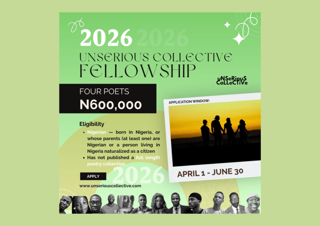 Read more about the article Call for Submissions: 2026 Unserious Collective Fellowship