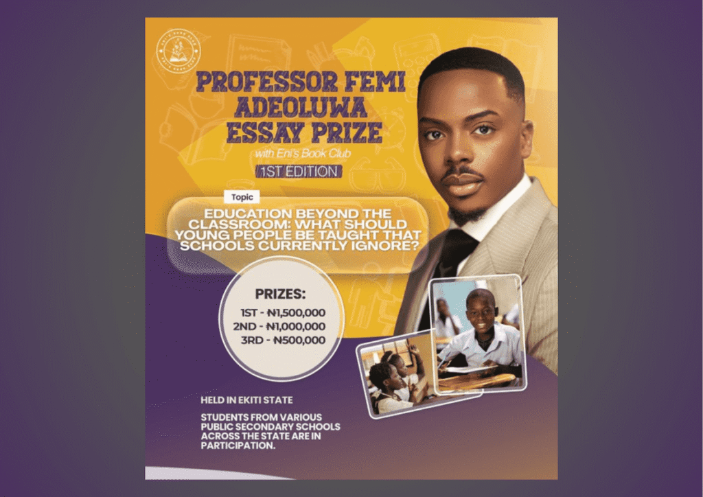 Read more about the article Eni’s Book Club Launches Professor Femi Adeoluwa Essay Prize in Ekiti