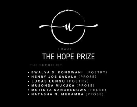 Ubwali Literary Magazine Unveils 2026 Ubwali Hope Prize Shortlist