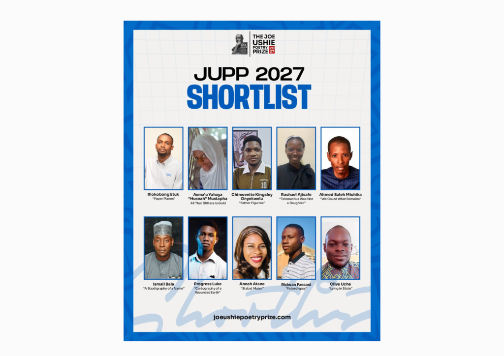Read more about the article The Joe Ushie Literature Foundation Announces 2026 Poetry Prize Shortlist