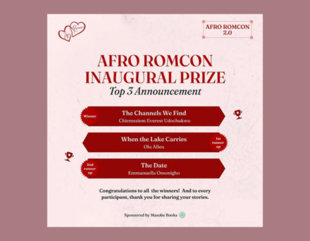 Chiemeziem Everest Udochukwu Wins Inaugural Afro RomCon Literary Prize