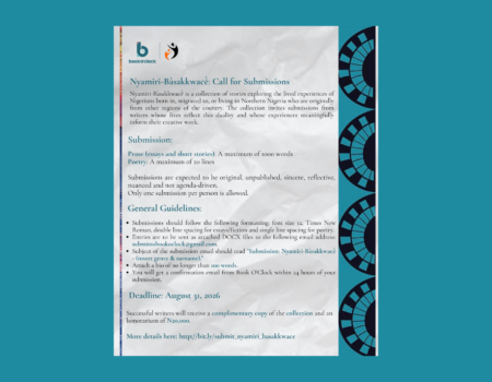 Book O’Clock Invites Creative Submissions for the Nyamiri-Bàsakkwacḕ Anthology