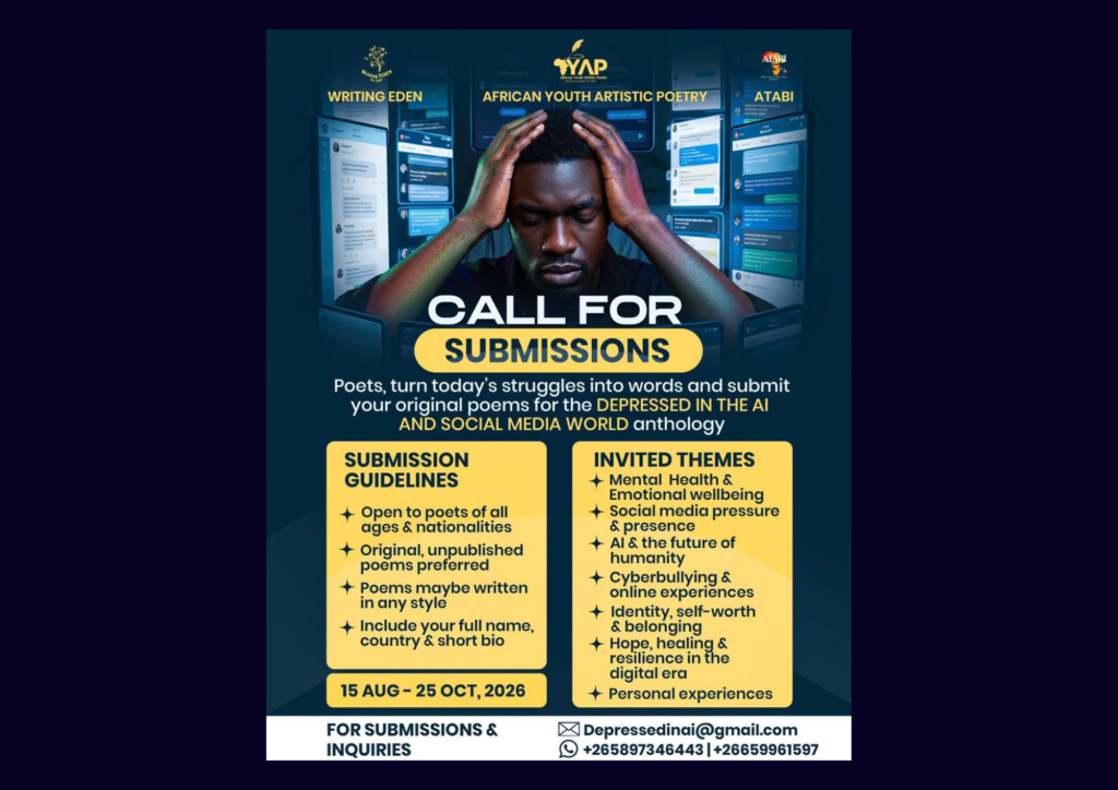 Read more about the article Call for Submissions: ‘Depressed in the AI and Social Media World’ Anthology 