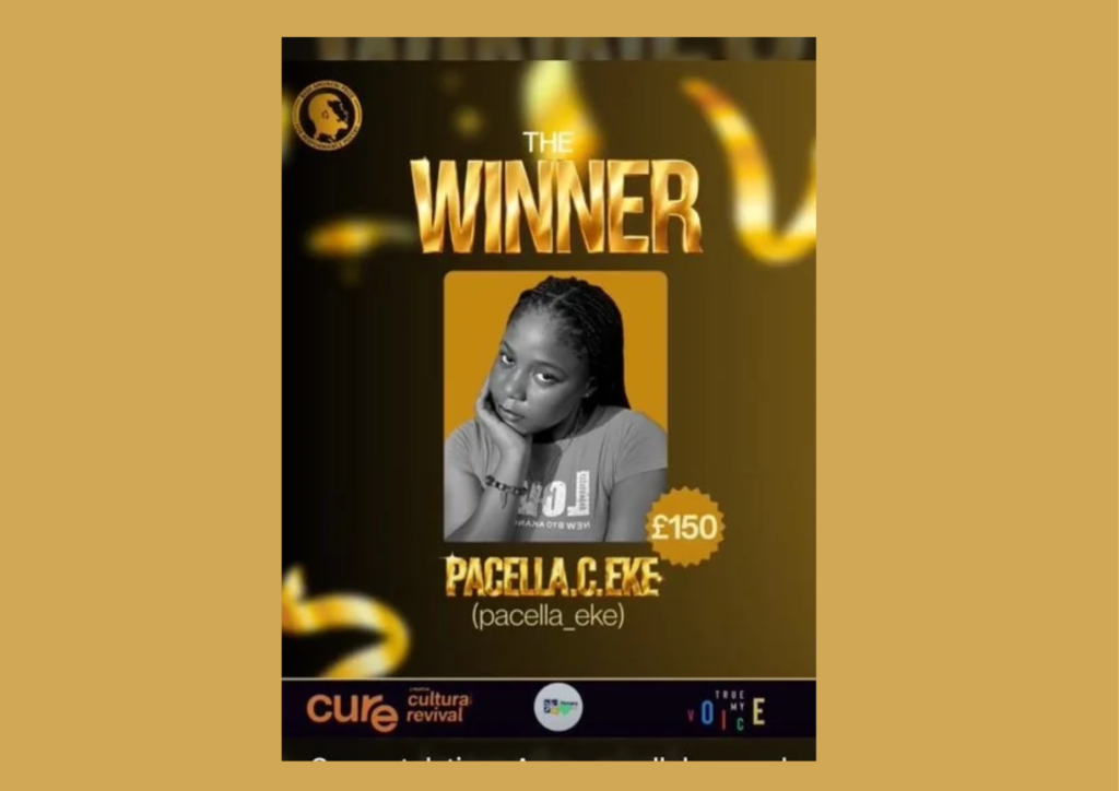 Read more about the article Pacella Chukwuma-Eke Wins The 2025/2026 Bash Amuneni Prize for Performance Poetry