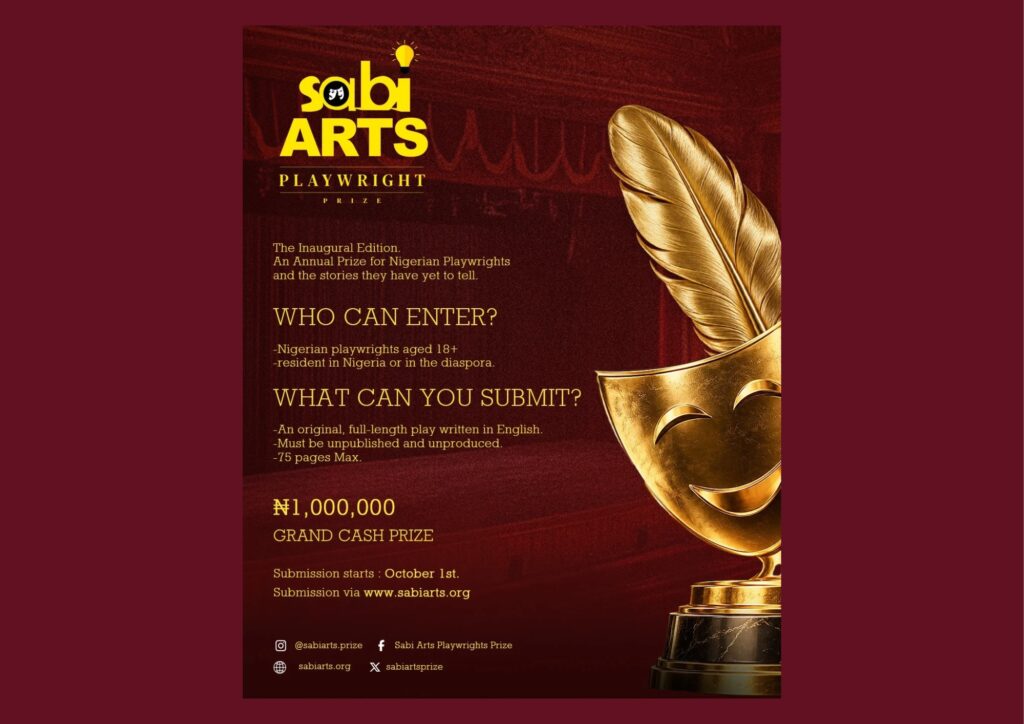 Read more about the article Sabi Arts Limited Launches the Inaugural Sabi Arts Playwright Prize